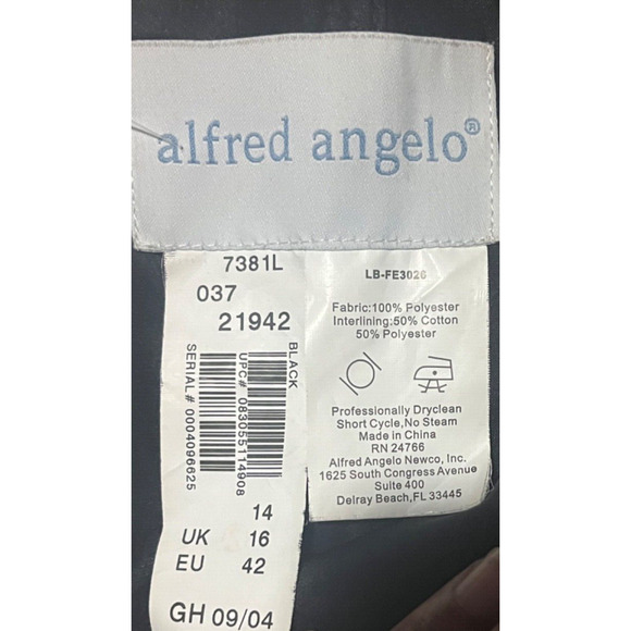 ALFRED ANGELO Bridesmaid Dress 7381L Size 12 MSRP $165 - Picture 7 of 10